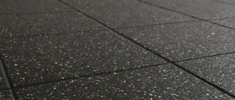 Recycled rubber construction