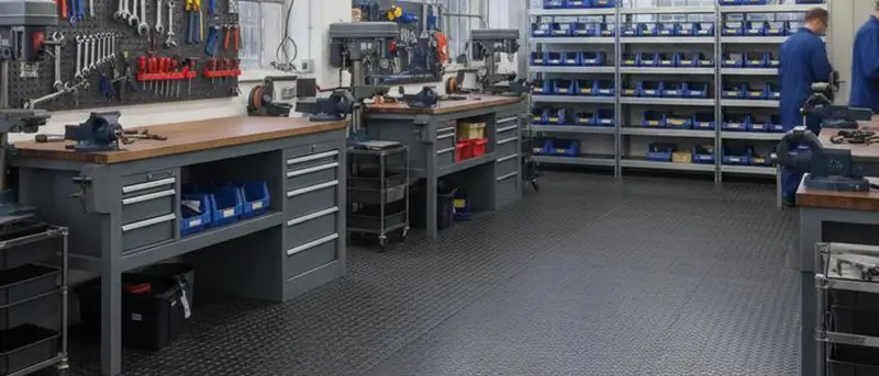 Slip resistance even when wet or greasy.